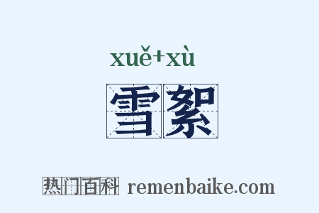 雪絮是什么意思的图片